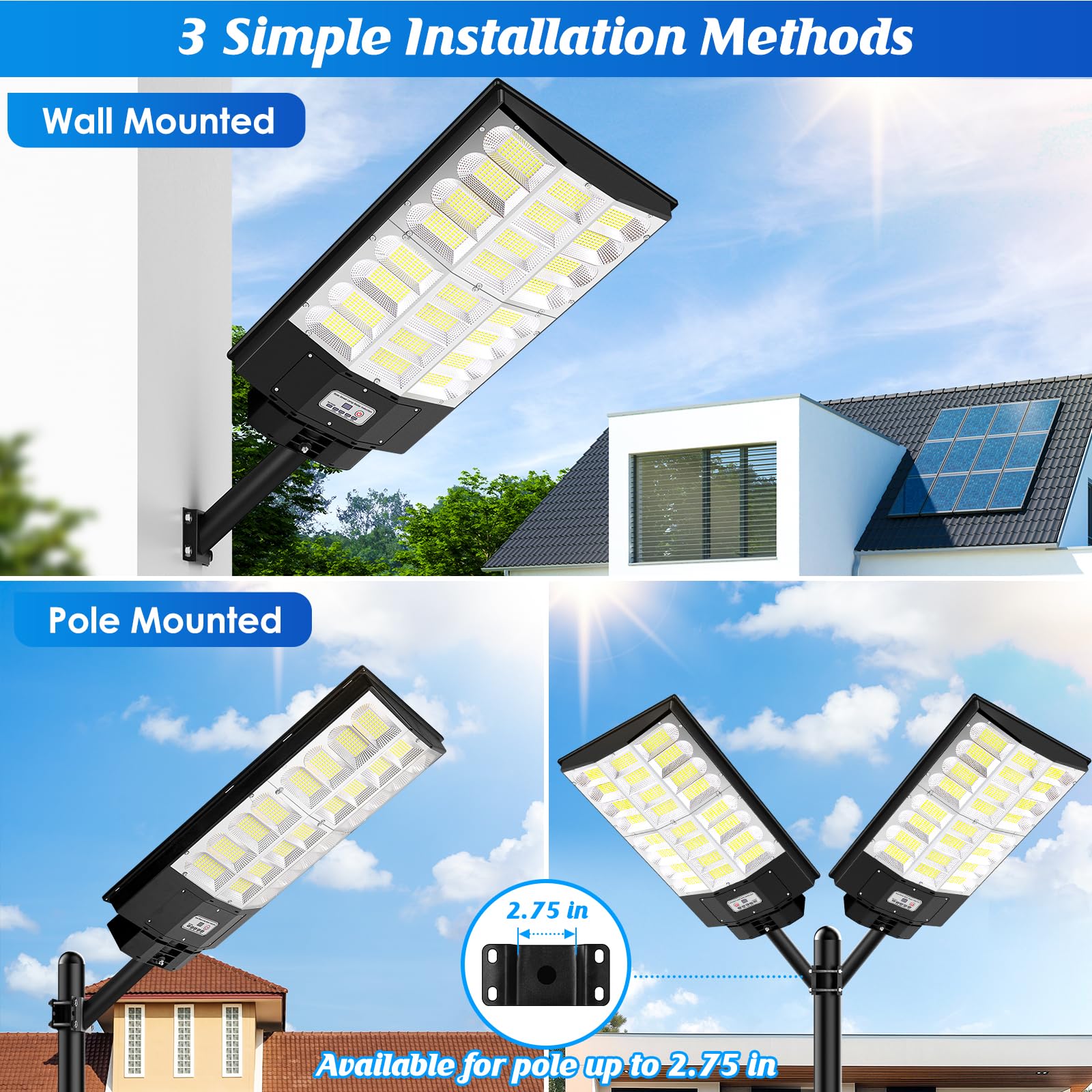Lampadaire 3000W - installation