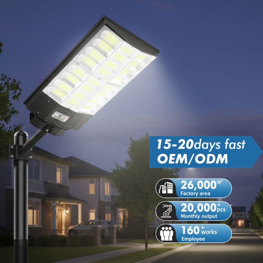 Lampadaire Solaire 2000W