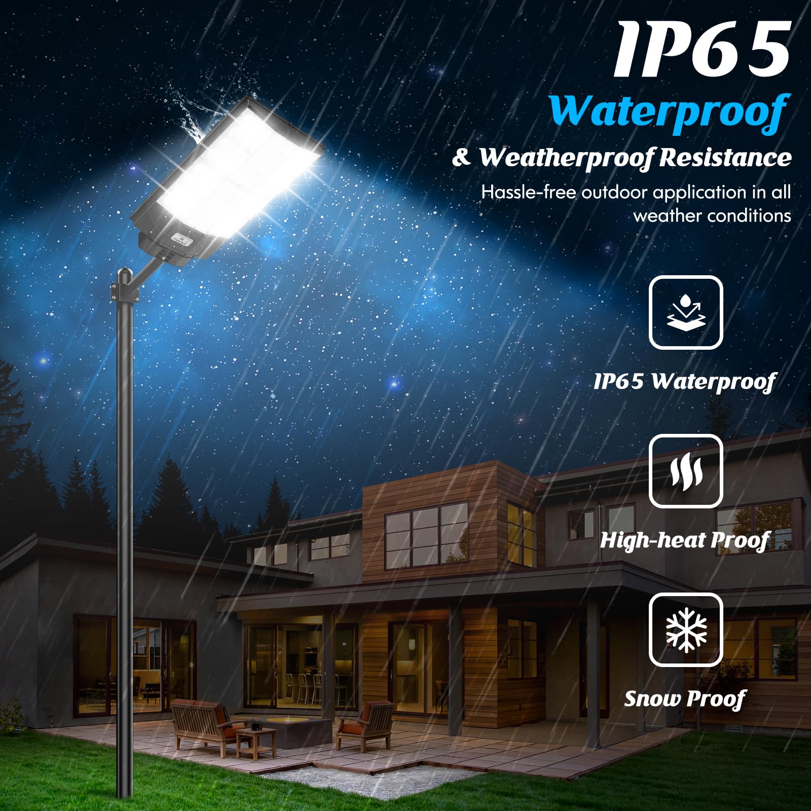 Lampadaire 3000W - étanche IP65